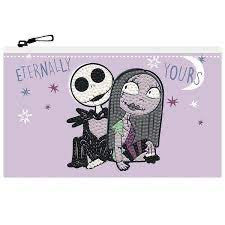 Camelot Dots Jack and Sally Zipper Pouch